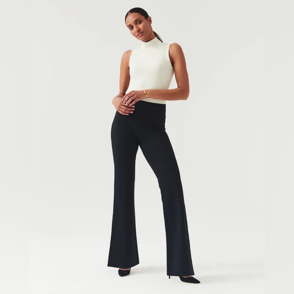 ❄️ Spanx 20543 The Perfect Pant, Split Hem Wide Leg